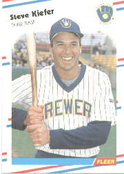1988 Fleer Baseball Cards      167     Steve Kiefer